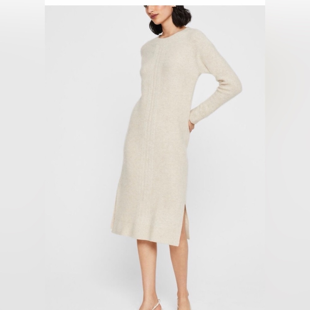 Club Monaco Boiled Cashmere Midi Dress